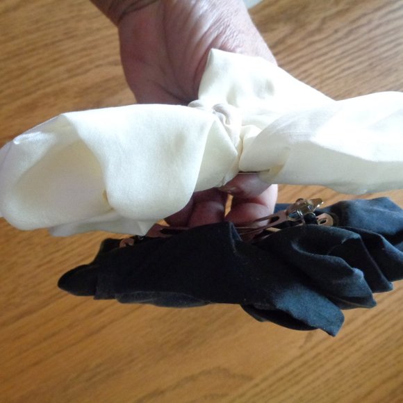 Womens Large Bow Barrette Hair Clip Made in France - Picture 8 of 9